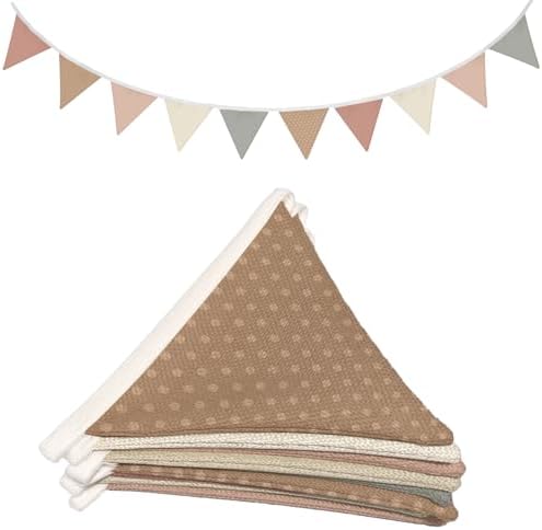Lacama Nursery Decor Boho Pennant Banner Flags, Toddler Girl Room Decor by Lacama