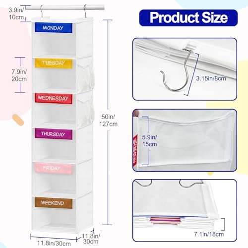 homyfort Weekly Clothes Organizer - Image 3