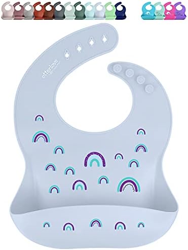 otterlove Silicone Bib – 100% Pure Platinum LFGB Baby Bibs by otterlove