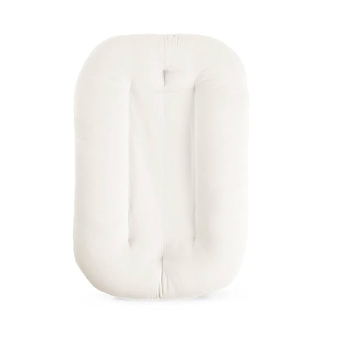 Baby Lounger for Newborn 0-18 Months, Bionic Design Infant Floor Seats & Loungers for Home and Travel, Soft Organic Cotton Baby Lounger, Newborn Babies Shower Gifts