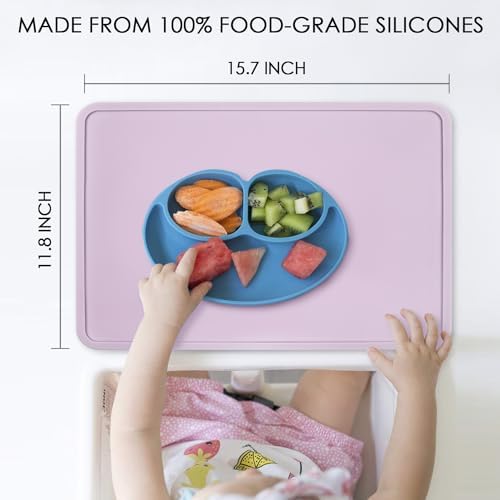 Silicone Placemats with Raised Edges - Image 5