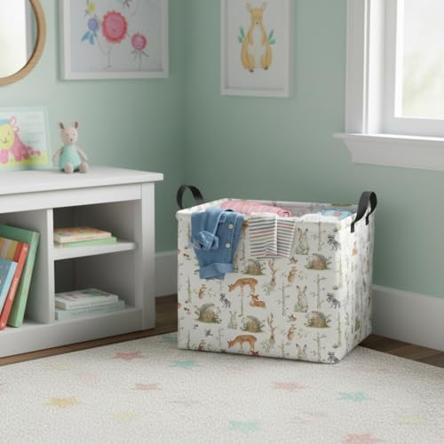 Rectangular Valentines Basket Fabric Storage Bin Storage Boxes Collapsible - Image 4