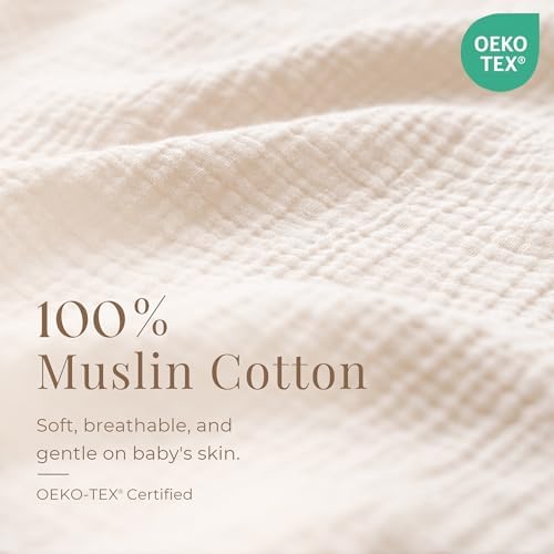 Konssy Muslin Nursing Cover Up for Breastfeeding - Image 3