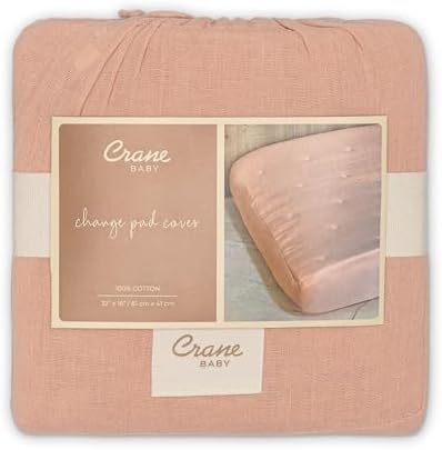 Crane Baby Violet Daisy Tuck Quilted Changing Pad Cover, Fits Standard Size - Image 7