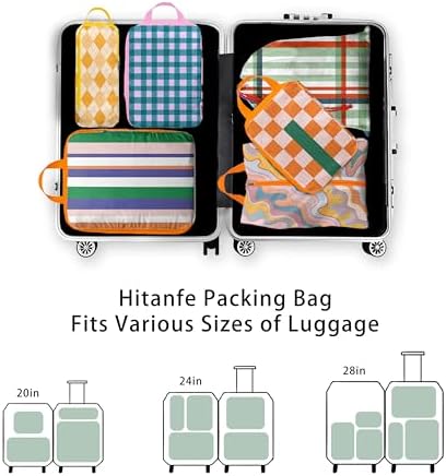 6 Pcs Compression Packing Cubes, Packing Cubes - Image 4