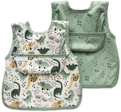 Esembly Bib for Toddler, Waterproof 2 pack by Esembly