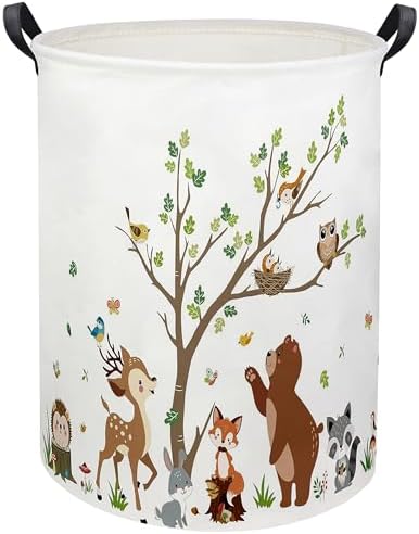 Kids Laundry Basket Baby Hamper Toy Storage Bin by TIBAOLOVER