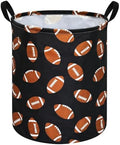 MAIZMZ Rugby Sport Print Storage Basket Kids Hamper, 15.7"D x19.7"H, Waterproof by MAIZMZ