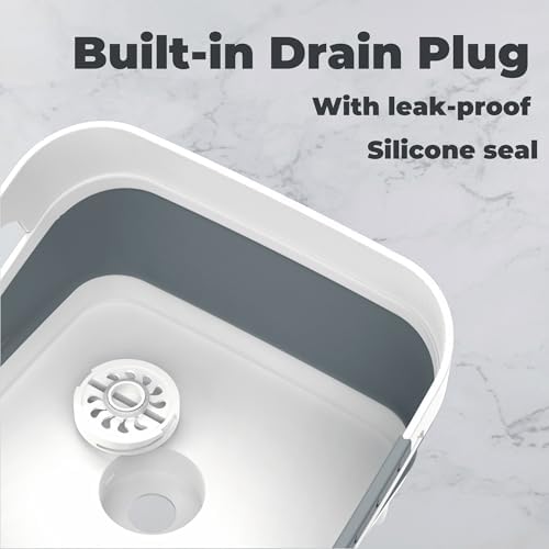 GIMWA 2.6 Gal Collapsible Baby Bottle Wash Basin - Image 4