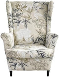 CRFATOP Wingback Chair Covers Stretch Armchair Slipcovers by CRFATOP