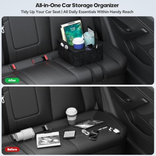 Car Cup Holder Pillow for Backseat, Compatible - Image 5