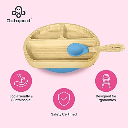 Abiie Octopod Bamboo Dish & Spoon - Image 3