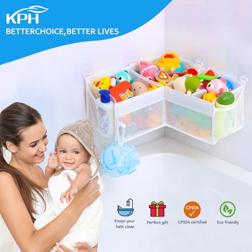 KPH Corner Bath Toy Organizer - Image 2