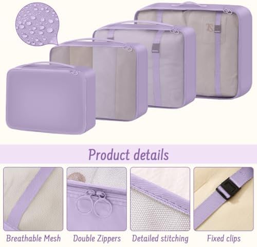 9 Set Packing Cubes for Travel Essentials - Image 6