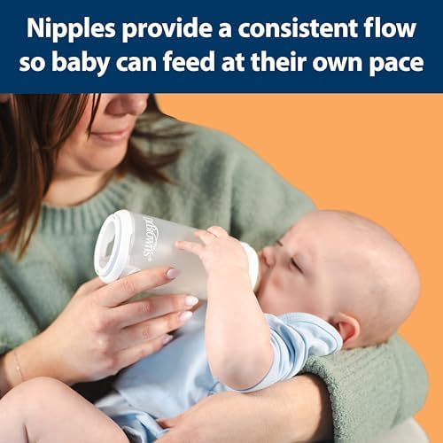 Dr. Brown's Silicone Baby Bottle, 9 oz, Level 2 Nipple - Image 5