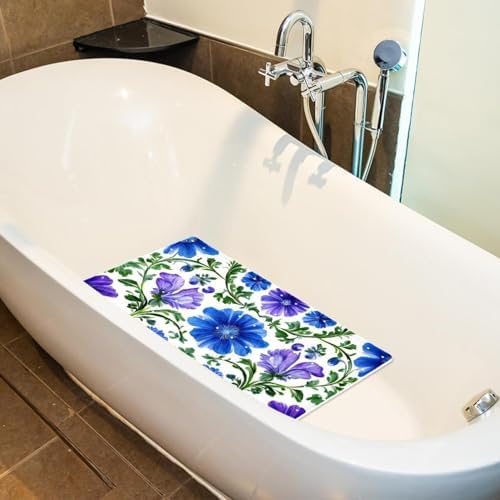 Bath Tub Shower Mat, Washable Bathtub Floor Mats, Suction Cups and Drain Holes - Image 5