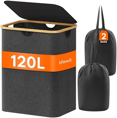 Lifewit 120L Large Laundry Basket by Lifewit