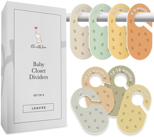 Eli with Love Baby Closet Dividers by EliwithLove