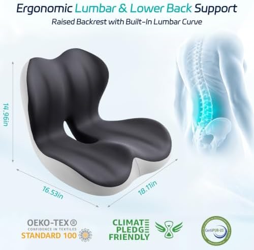 Cool & Dry Seat Cushion & Back Support - Image 4