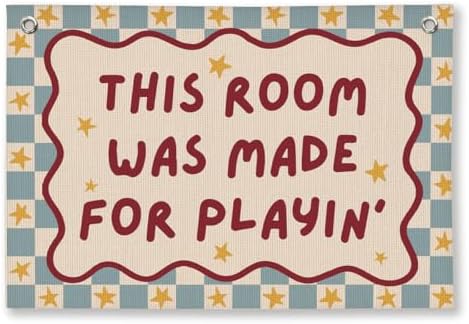 Playroom Toddler Room Wall Decor by Unknown