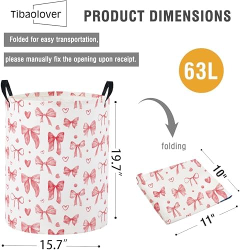 Baby Laundry Basket Baby Nursery Hamper Kids Laundry Basket Toy Storage Bin - Image 2