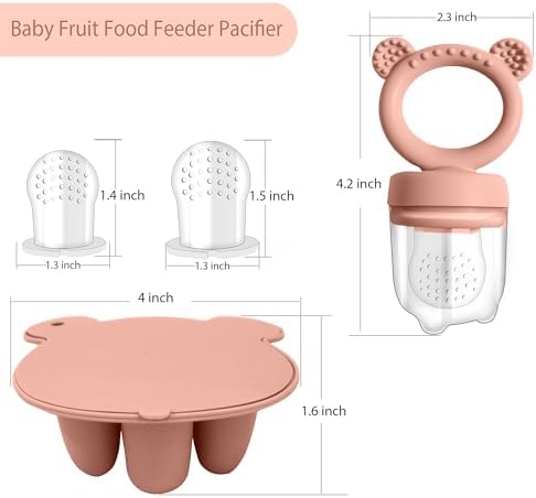 BIGSPINACH Baby Fruit Feeder & Teether Set - Image 5