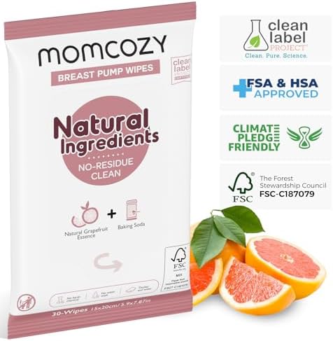 Momcozy Breast Pump Wipes for Parts Cleaning On-The-Go - Image 5