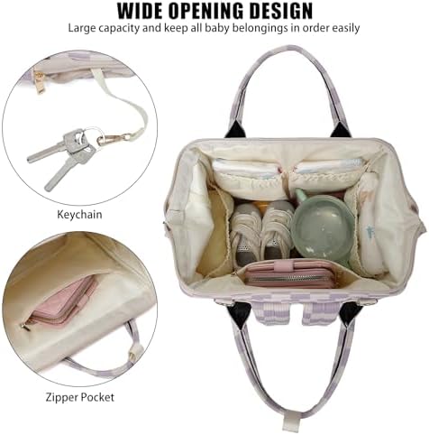Baby Diaper Bag Backpack for Mom, Large Capacity Travel Nappy Bag for Boys & - Image 5