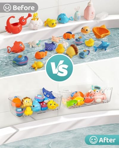 Bath Toy Storage Organizer 4 Pack - Image 5