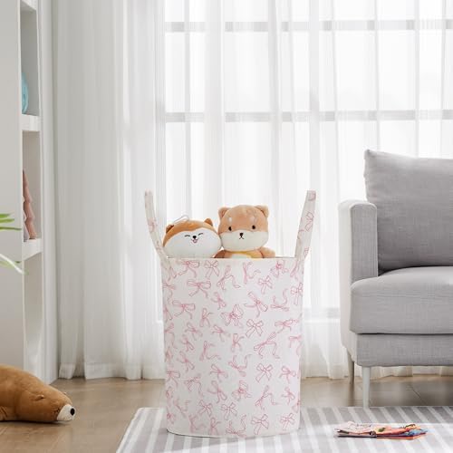 Baby Laundry Basket Nursery Hamper - Image 6