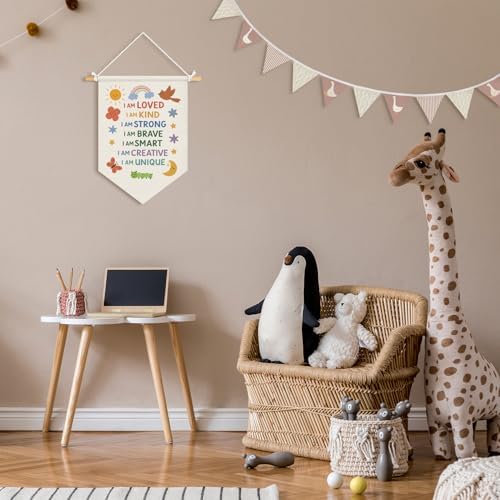 Playroom Decor, Inspirational Positive Affirmation Pennants Banners - Image 3