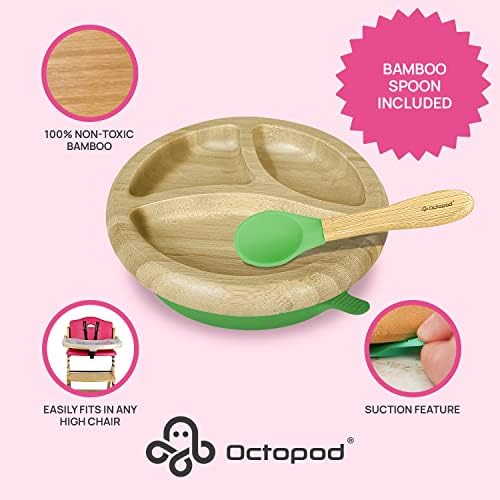 Abiie Octopod Bamboo Dish & Spoon - Image 2