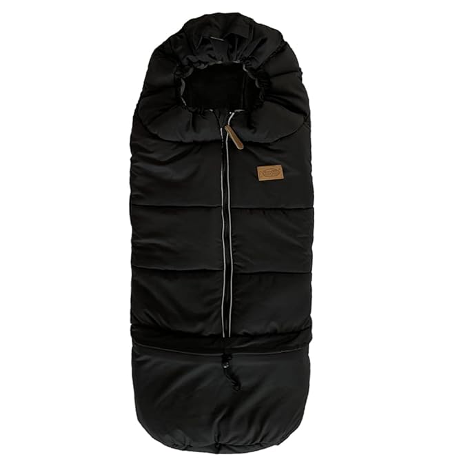 funlife Universal Stroller Bunting Bag for 0-5T with Length Extension,Ultra Soft Waterproof Outdoor Sleeping Bag with Hoodie,Warm Winter Stroller Blanket for Infant Toddler