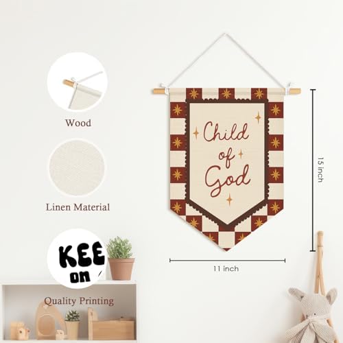 Kids Room Decor, Christian Nursery Decor, Child of God Bible Verse - Image 7