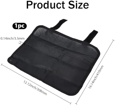 GORGECRAFT 41 * 30cm Beach Chair Hanging Bag Armrest Chair Side Organizer Cloth - Image 3
