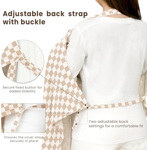 Konssy Muslin Nursing Cover Up for Breastfeeding - Image 5