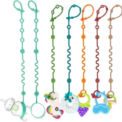 LittleHugs Toy Straps for Baby, Adjustable Toy Holder for Stroller Accessories by LittleHugs