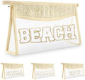 Iqimott Boho Patch Stuff Bag Clear Makeup Letter Bag, Waterproof Zipper Make up by Iqimott