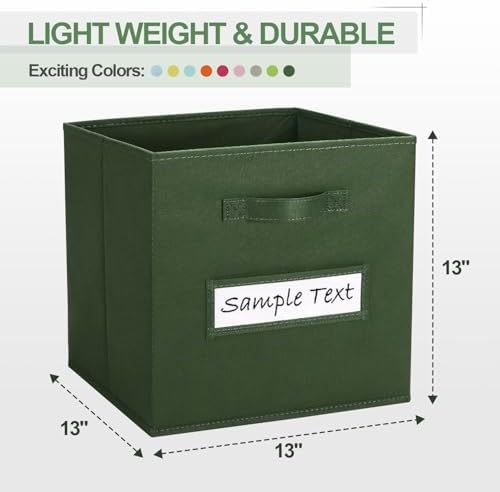 13x13x13 storage cube bins Fabric storage cubes - Image 2