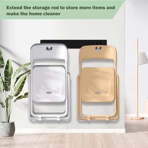 TTzycc 2-Pack Folding Chair Storage Rack - Image 4