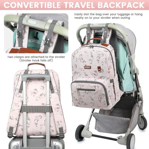 Diaper Bag Backpack, Large Baby Nappy Bags - Image 3