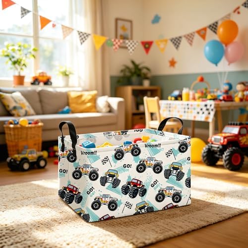 Rectangular Monster Truck Storage Basket - Image 4