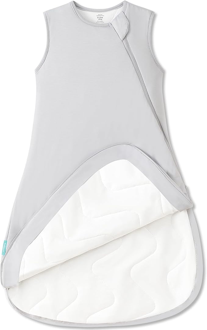 Supersoft Sleep Sack 1.0 TOG, Premium Bamboo Viscose Baby Sleeping Bag 2-Way Zipper Sleep Sack Baby Wearable Blanket
