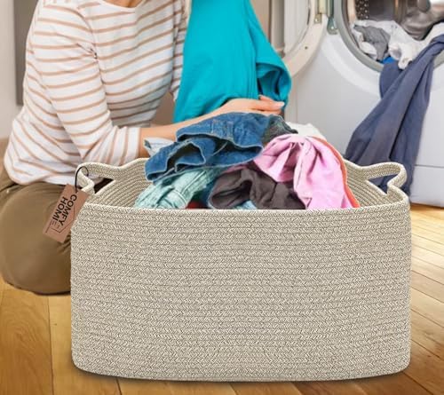 COMFY-HOMI Large Rectangular Blanket, Cotton Rope Woven - Image 6
