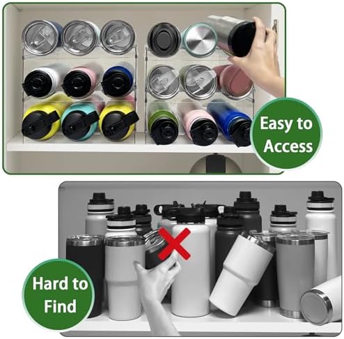 Spaclear 3 Pack Water Bottle Organizer - Image 6