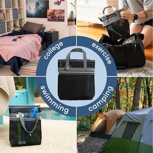 S&T INC. Mesh Shower Caddy - Image 4