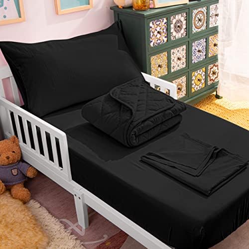 NTBAY Toddler Microfiber Bedding Set, 4 Piece by NTBAY