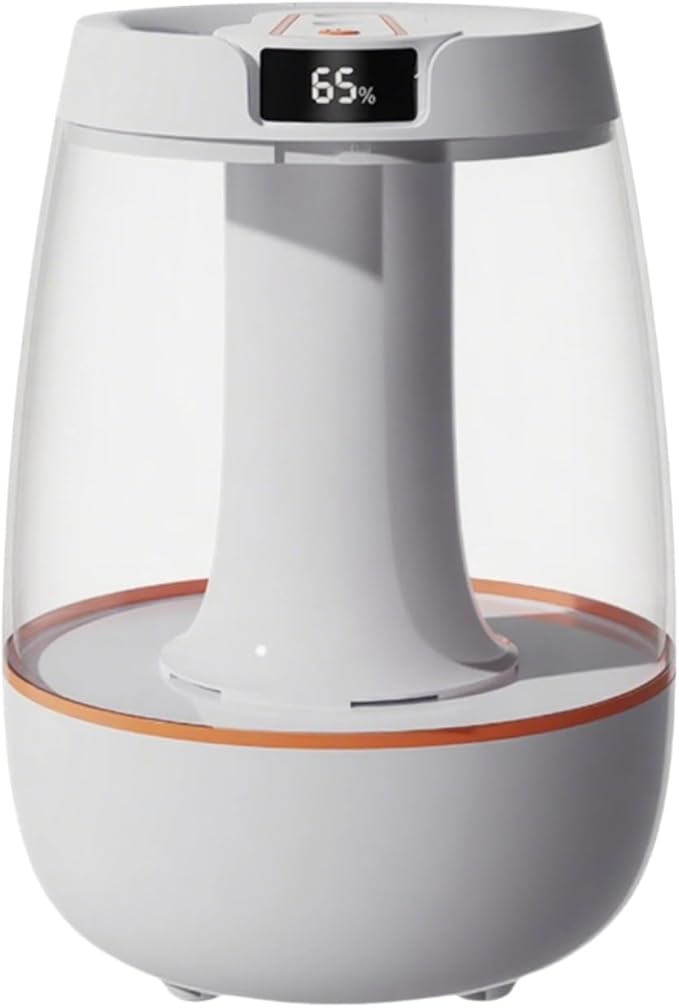 Humidifier for Bedroom, 3L Cool Mist Humidifiers with 25dB Quiet Air Humidifier with Night Light Waterless Auto Shut-Off for Home Baby Office Travel