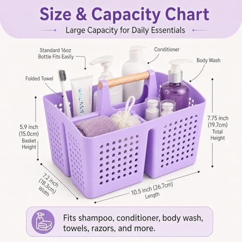 Portable Shower Caddy Basket - Image 2
