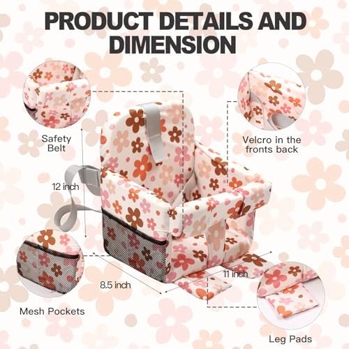 Shopping Cart Cover for Baby, High Chair Cover-Floral - Image 2
